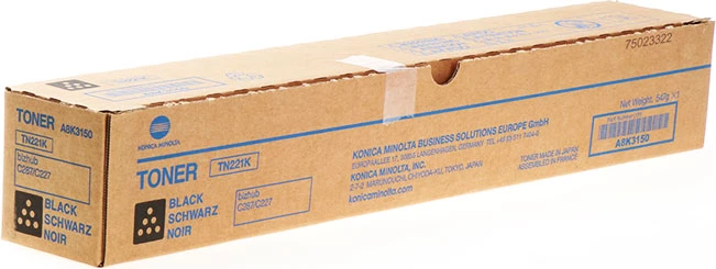 Toner, Konica Minolta, TN227K / ACVH150, rendiment 24000 faqe, i zi