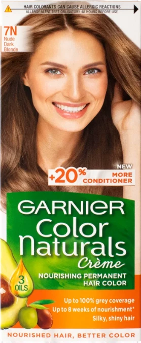 Ngjyrë për flokë GarnierColor Naturals, 7N