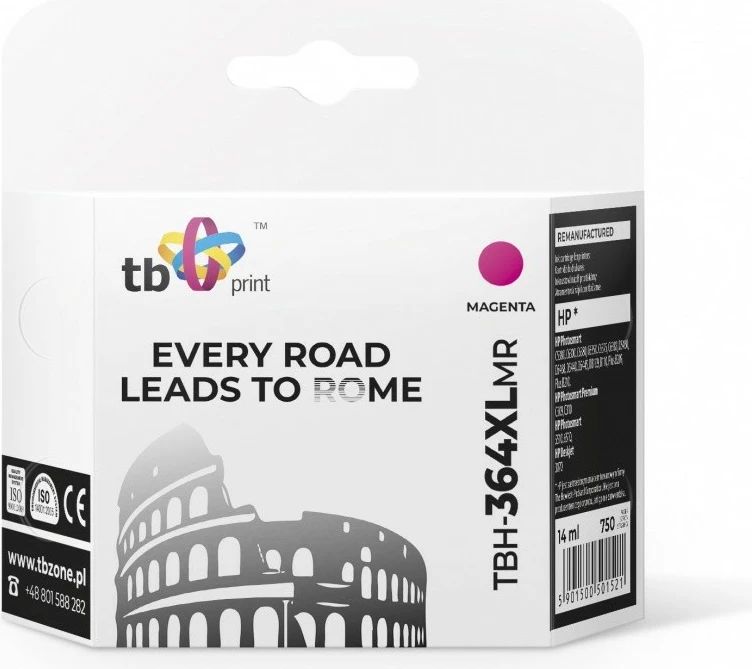 Toner TB Print TBH-364XLMR për HP Photosmart/Deskjet, Magenta