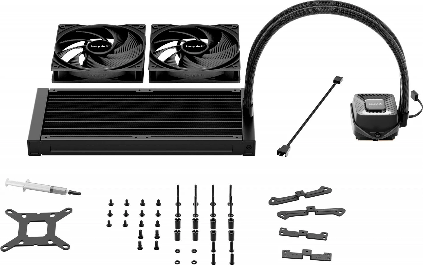 Ftohës uji për procesor Be quiet! Pure Loop 3 280mm, me 2 ventilatorë, i zi