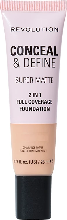 Revolution Conceal & Define Tube Foundation F9.2N