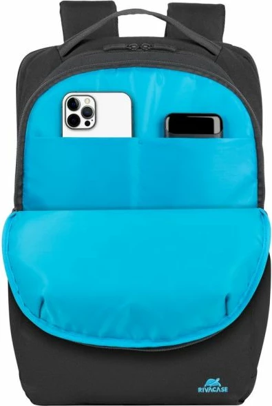 Çantë shpine për laptop RIVACASE 7764 15.6", rezistente ndaj ujit, e zezë