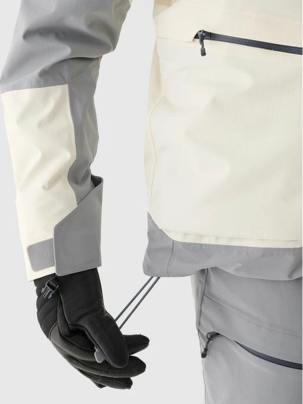 Jakne skijimi për femra 4F, e bardhë