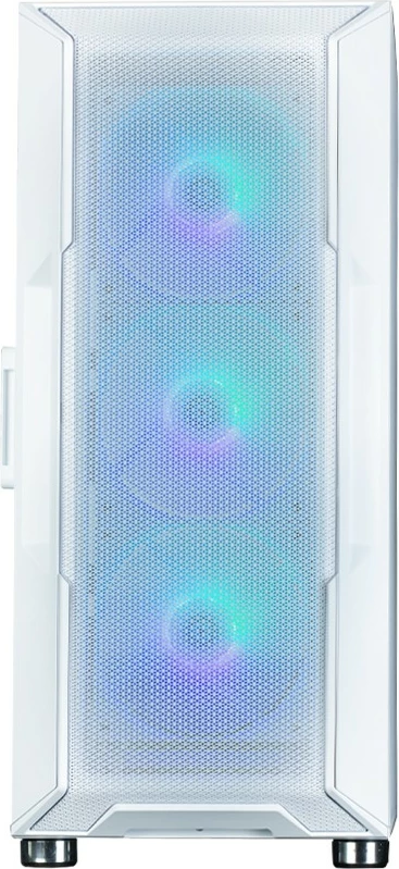 Kasë Zalman i3 NEO ARGB, Midi Tower, xham i temperuar, 4 ventilatorë ARGB, e bardhë