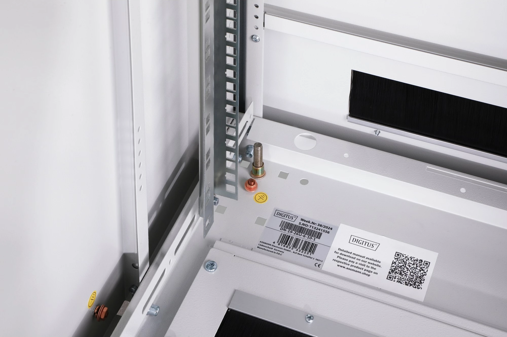 Kasë rrjeti Digitus Unique 26HE 1342x600x1000mm gri