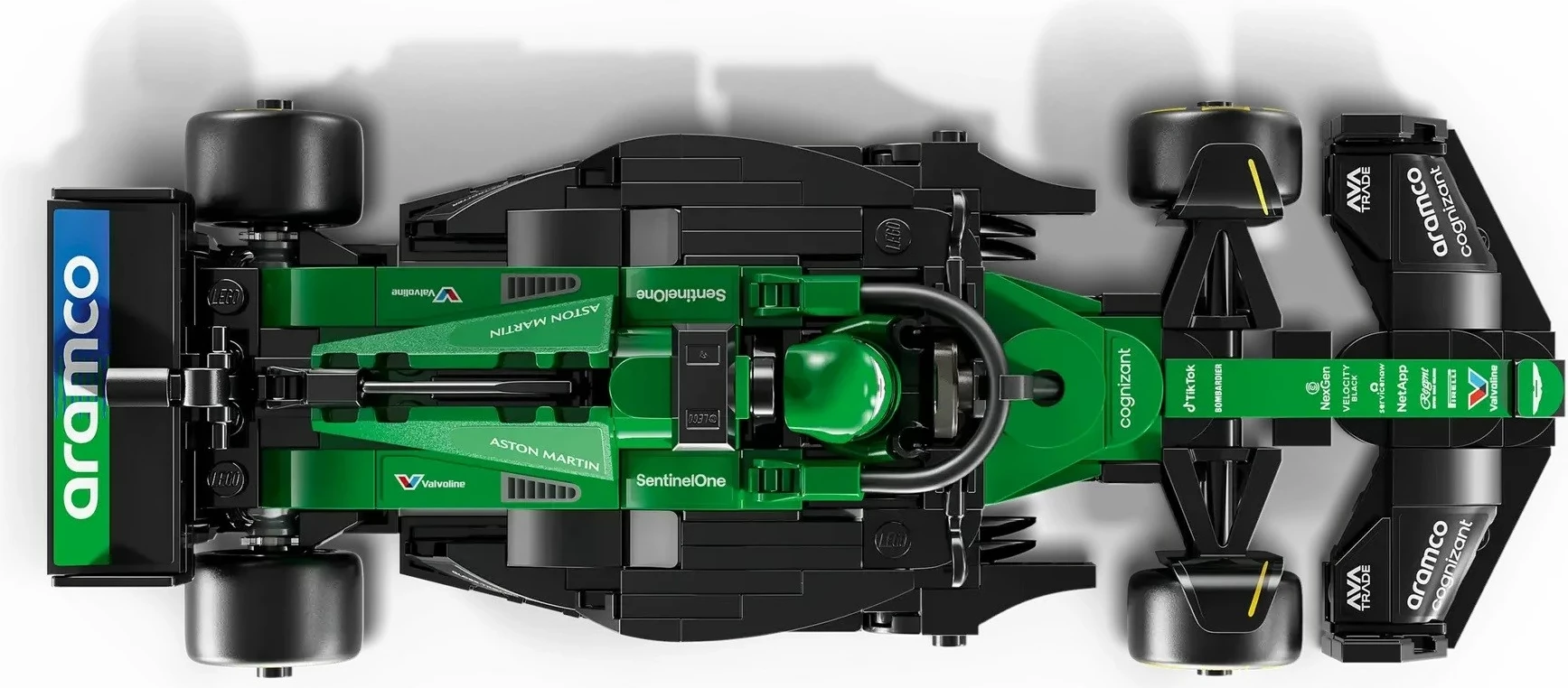 Set LEGO Speed Champions Aston Martin Aramco F1 AMR24, 269 pjesë, Jeshile