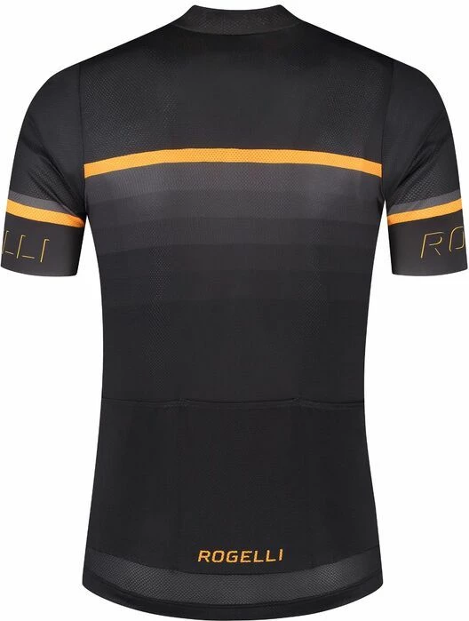 Maicë sportive Rogelli për meshkuj, e zezë dhe portokalli