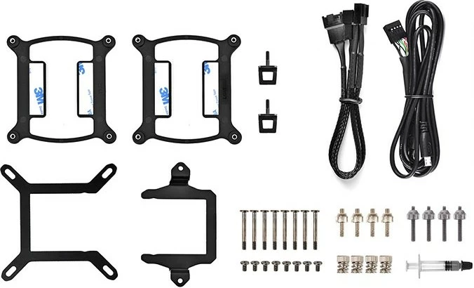 Ftohës uji AIO Thermaltake Toughliquid Ultra 280 RGB për procesor, 2 ventilatorë RGB