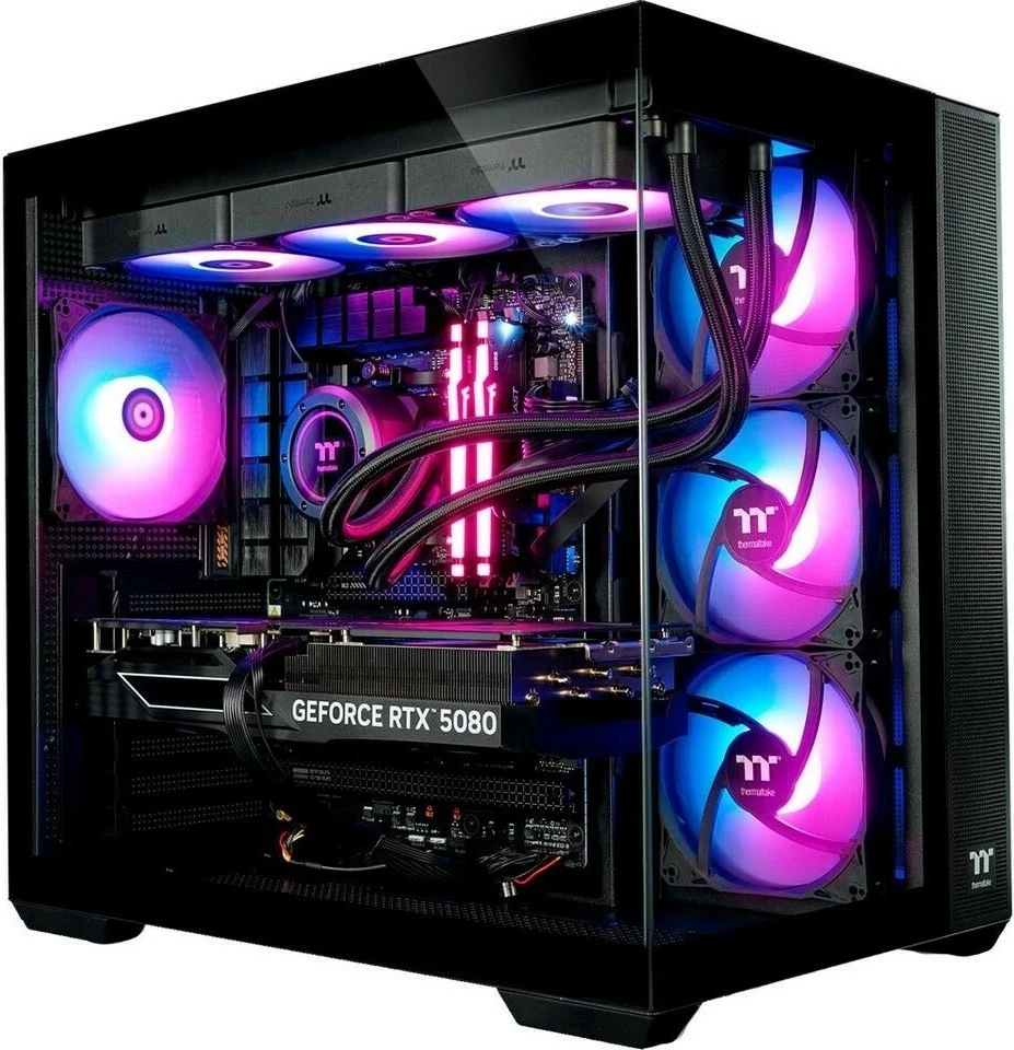 Kompjuter Thermaltake FTW RTX 5080, Windows 11 Home, 64-Bit, i zi/transparent