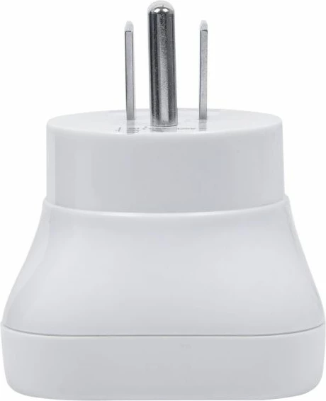 Adapter udhëtimi RivaCase PS4301 EU në US, 100-250V, 15A, i bardhë
