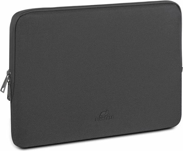Mbështjellës (sleeve) për MacBook Air 15\" RivaCase 8115, ECO RPET, super i hollë, me zinxhir të dyfishtë, e zezë