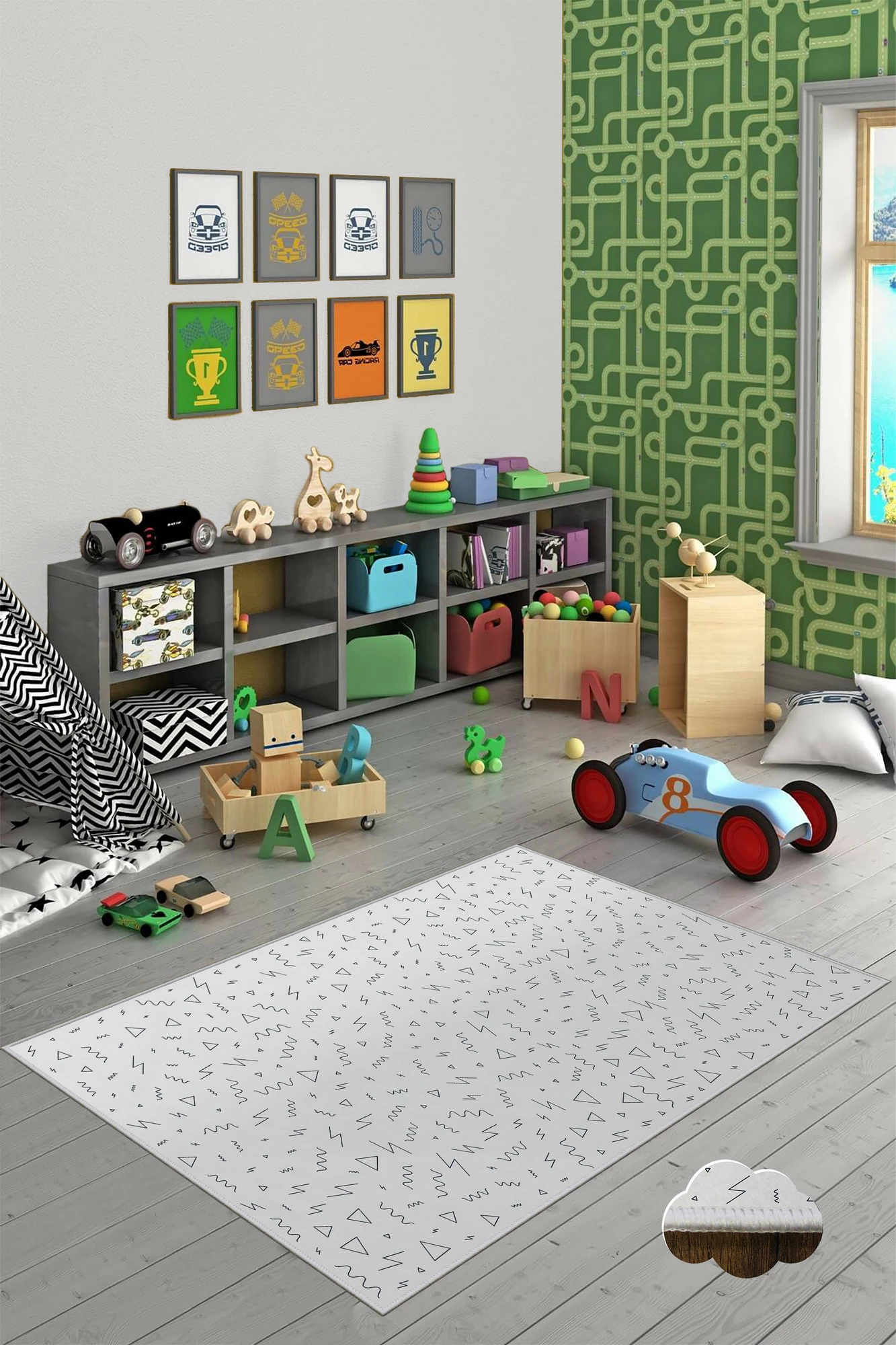 Qilim për korridor, shumëngjyrësh, Conceptum Hypnose, WOOKECE063, 80x200cm