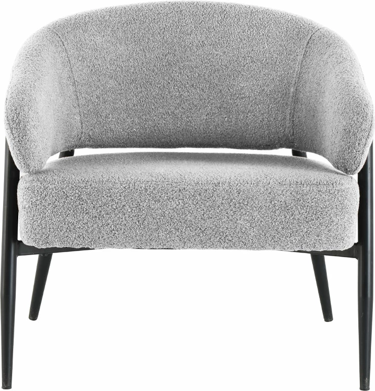 Fotelje Moritz, ngjyrë gri, 73x72x75 cm