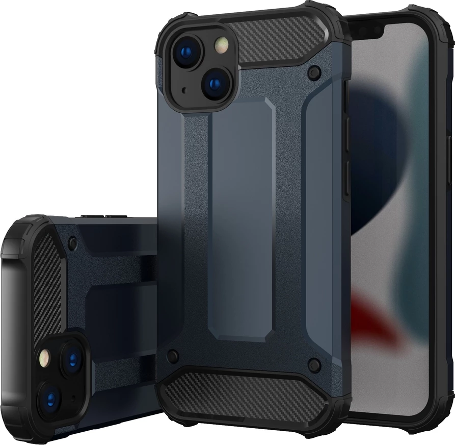 Mbështjellës Hurtel Hybrid Armor për iPhone 14 Plus, Kaltër