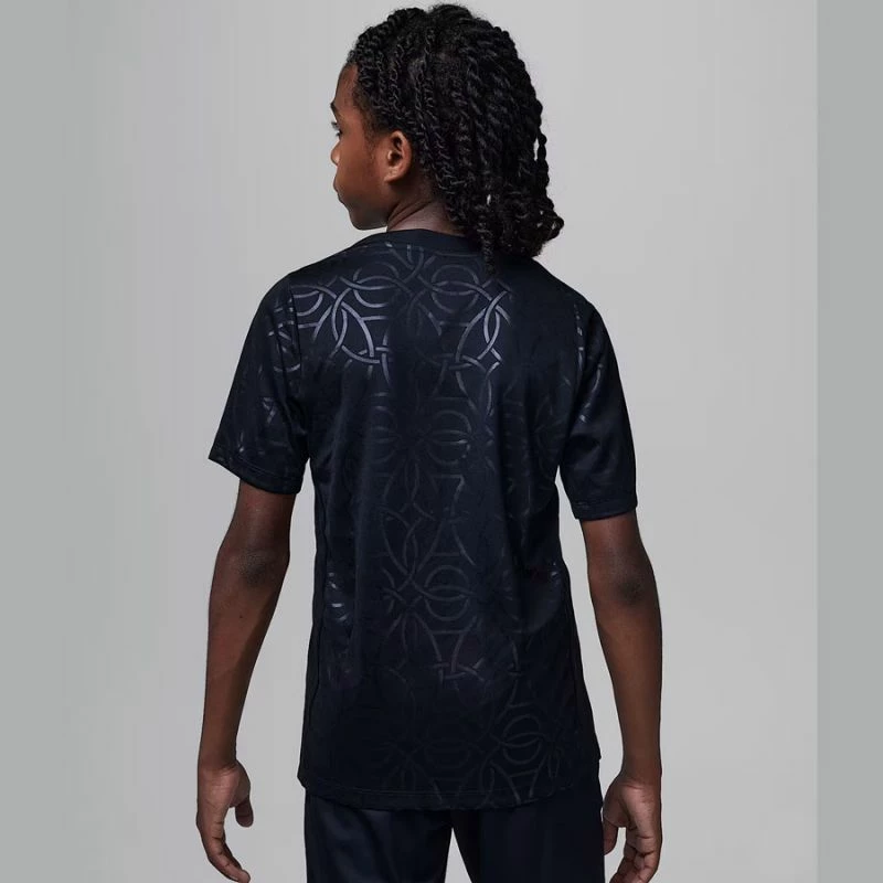 Fanellë për fëmijë Nike Jordan PSG, e zezë