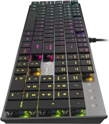 Tastierë Genesis Thor 420, RGB, mekanike, USB, argjendtë