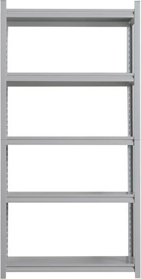 Raft metalik Nextdeco i përforcuar me 5 rafte, H183x91.5x45.7cm, Bardhë
