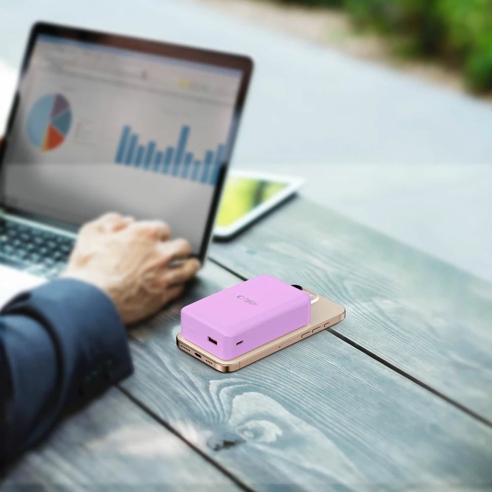 Powerbank Tech-Protect PB12 LifeMag 20000mAh, MagSafe, vjollcë