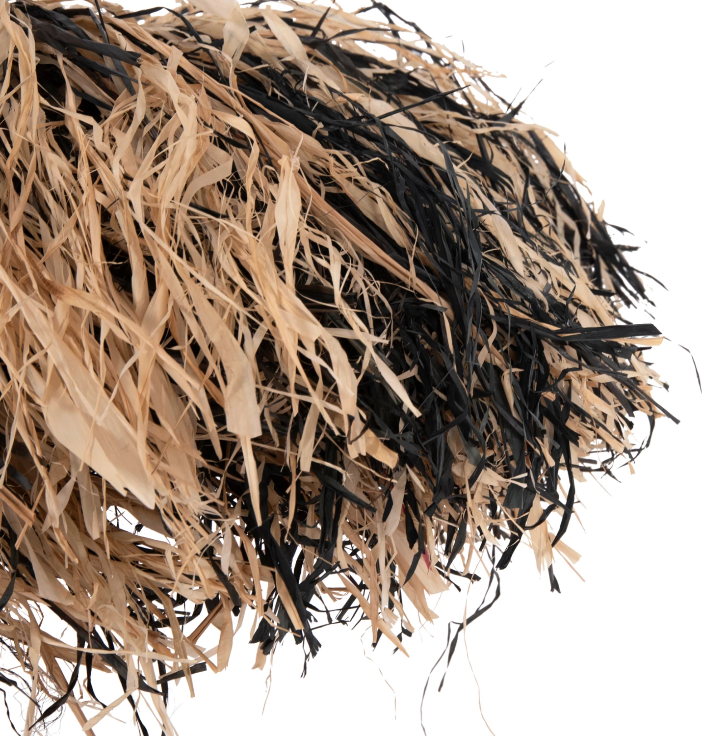 Llambë tavani varëse ORDEM, fibra sisali dhe banane, e zezë & natyrale, 75cm