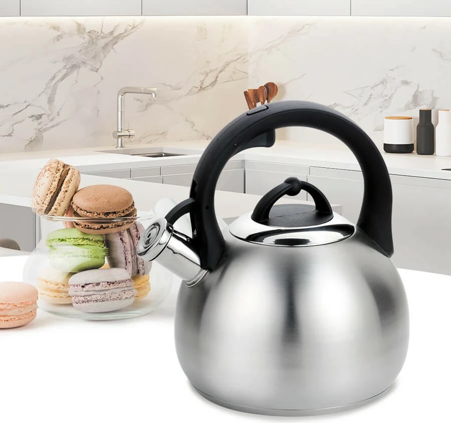 Çajnik klasik Feel-Maestro MR-1311, 3L, Inox, i zi/argjendtë