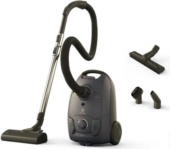 Fshesë me korent Electrolux EB51C2DB me qese, 3L, Gri