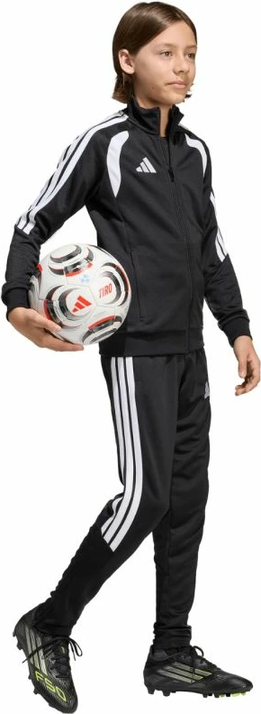 Pantallona sportive fëmijë adidas, të zeza