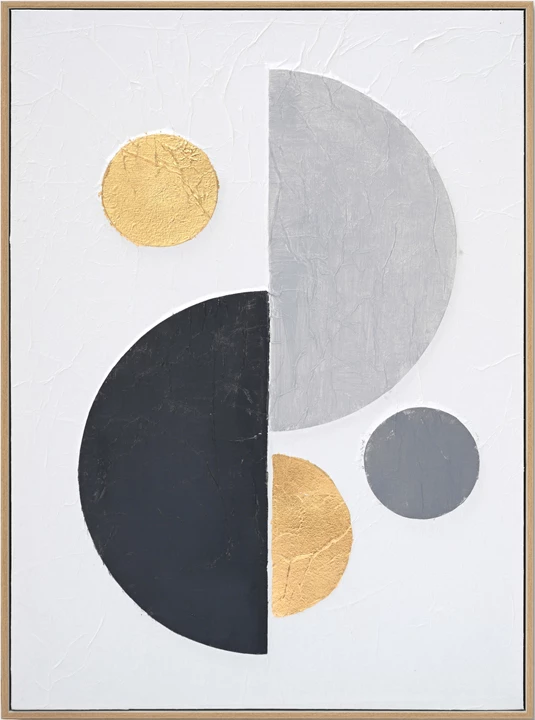 Pikturë kanavacë Geometric I, shumëngjyrëshe, 52x4.5x72cm