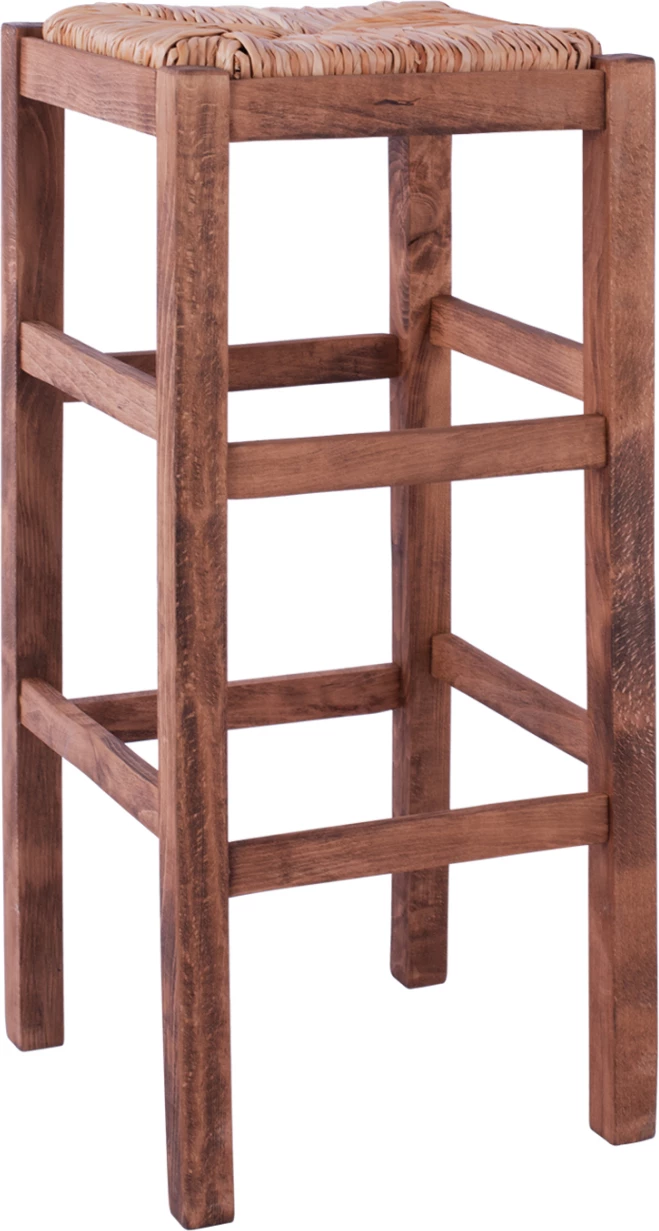 Karrige për bar prej druri pa mbështetëse me kashtë FH10378.01