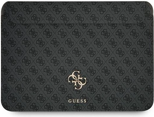 Mbështjellës laptopi Guess 4G Big Logo, 13", lëkurë sintetike, Gri