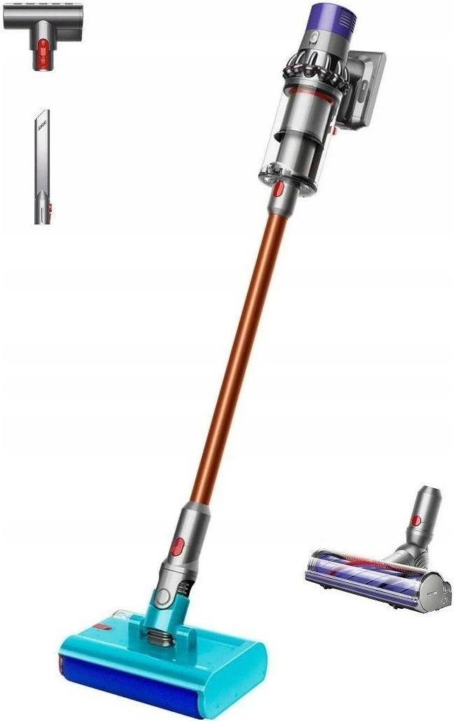 Kasë fshese Dyson V10 Cyclone Submarine, pa kabllo, 0.76L, gri