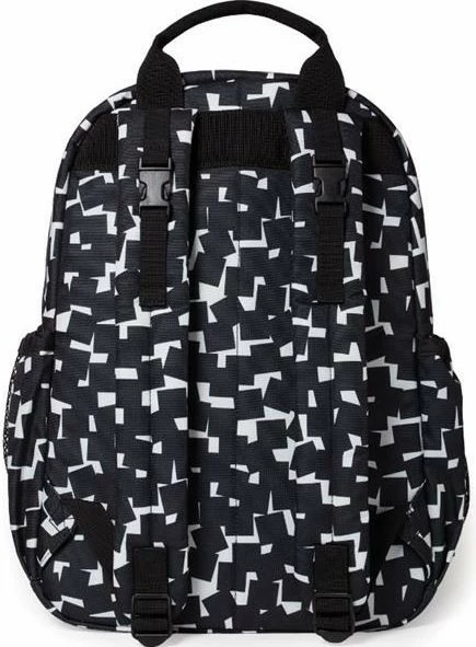 Çantë shpine Skip Hop Duo Signature Cubes, 43x33x15 cm, zi/kuqe/bardhë