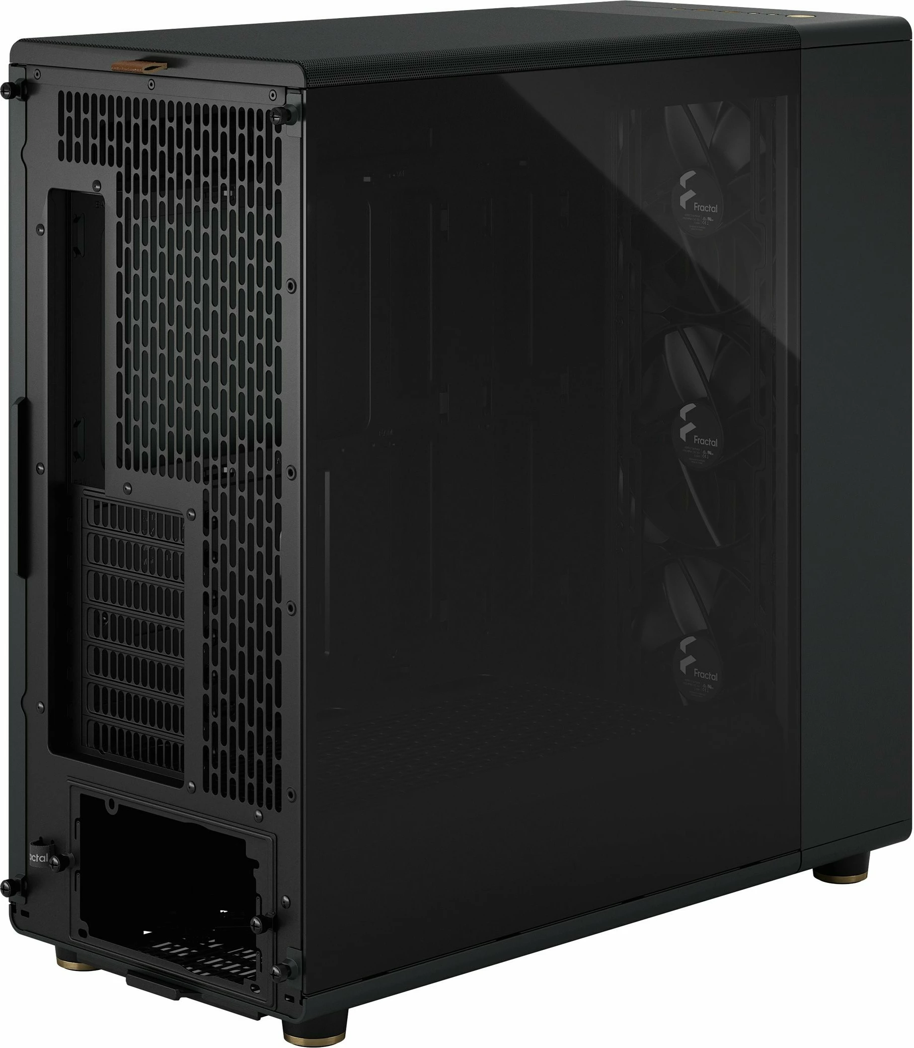 Kasë Fractal Design FD-C-NOR1X-02, Midi Tower, ATX, EATX, micro ATX, Micro-ITX, e zezë, qymyr