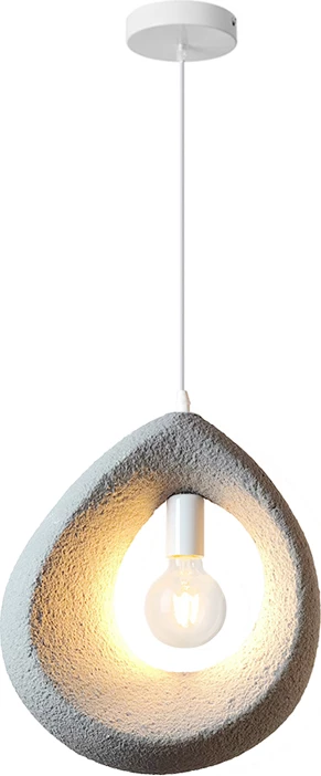 Llambë tavani Ferclyn, ngjyrë gri e çelët, E27, 32x24x35cm