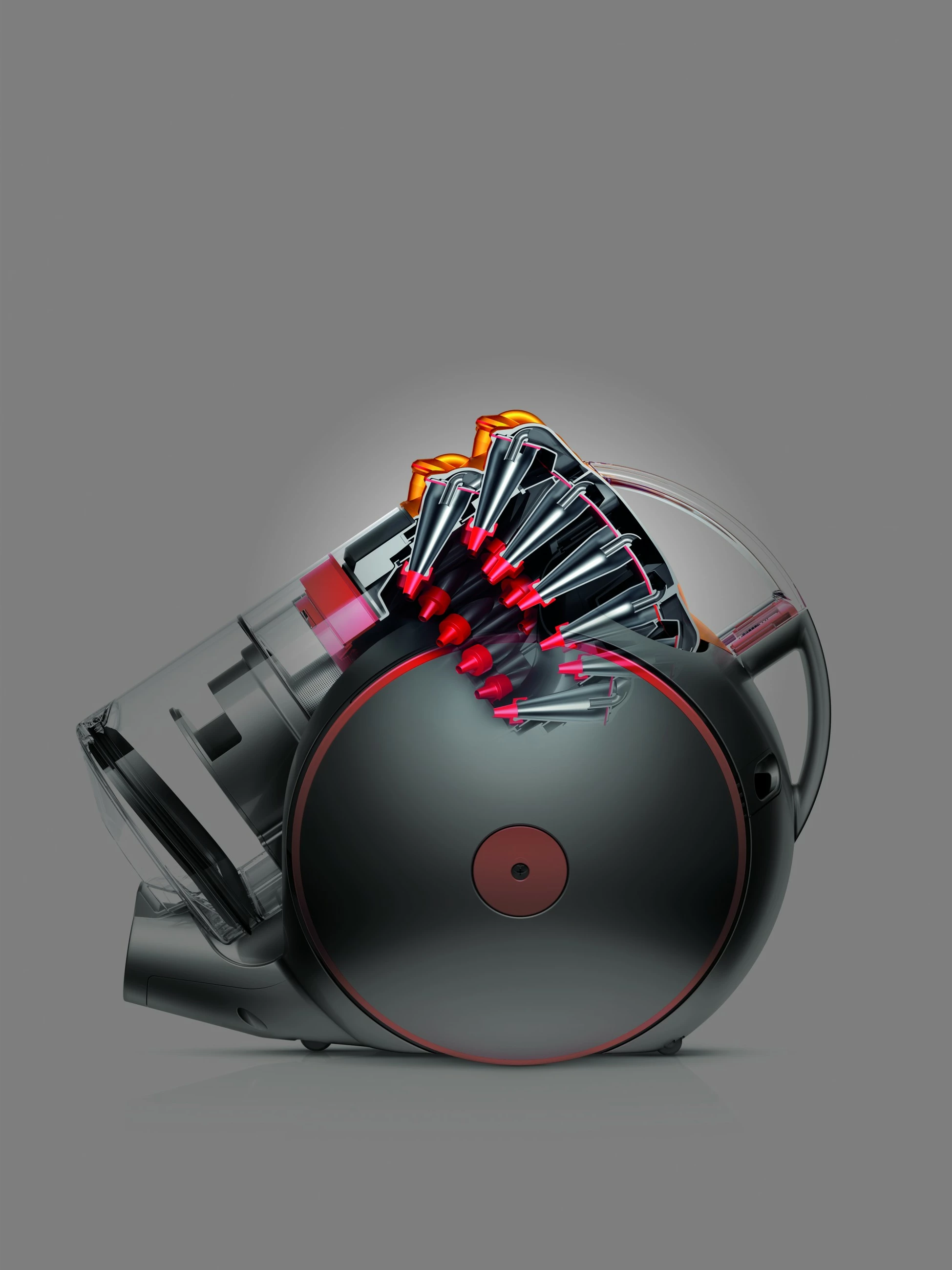 Fshesë me korrent Dyson Cinetic Big Ball Multi Floor 2, 700W, pa qese, gri/verdhe