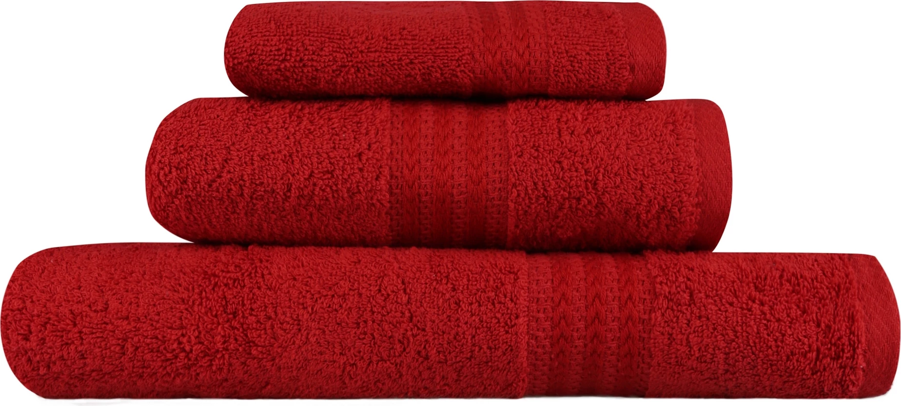 Set peshqirësh (3 copë), Mijolnir, ngjyrë e kuqe