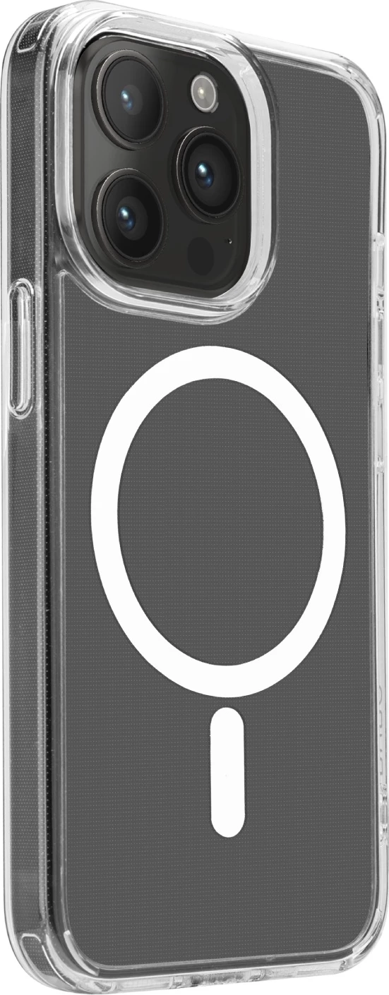 Mbështjellës Puro Lite Mag MagSafe për iPhone 15 Pro, silikon, transparent
