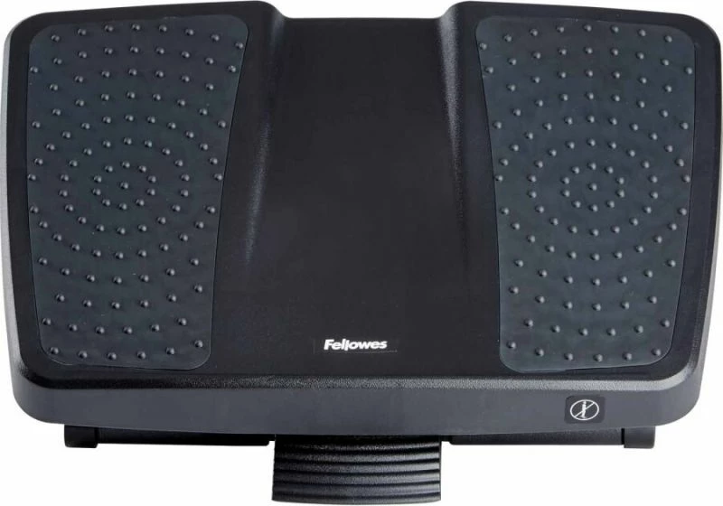 Mbështetëse këmbësh Fellowes, e zezë