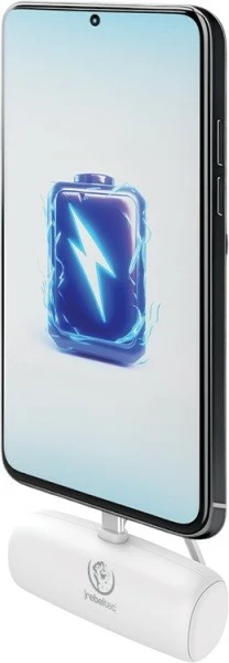 Powerbank Rebeltec P5 PLUG-IN 5000mAh, USB-C, Bardhë