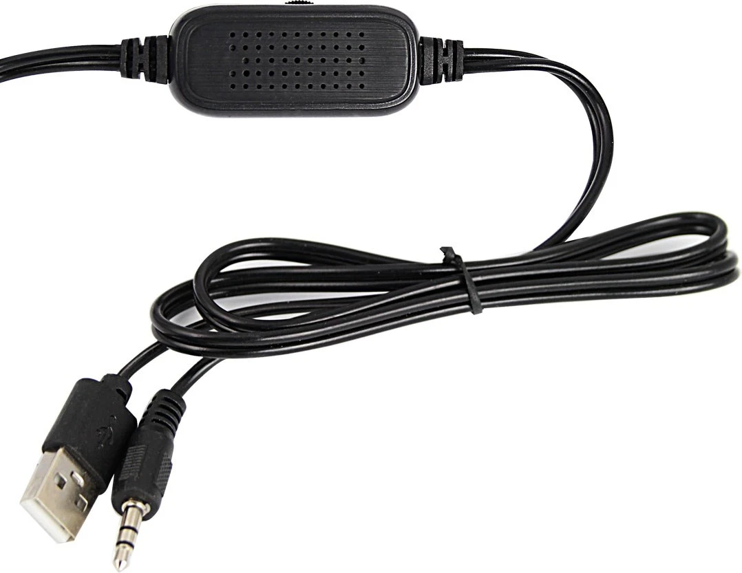 Altoparlantët Esperanza EGS108 me LED, të zinj