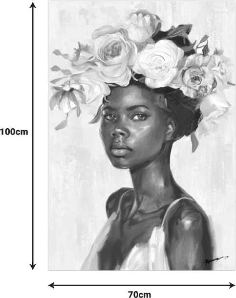 Pikturë në kanavacë Fleri, 70x3.5x100cm