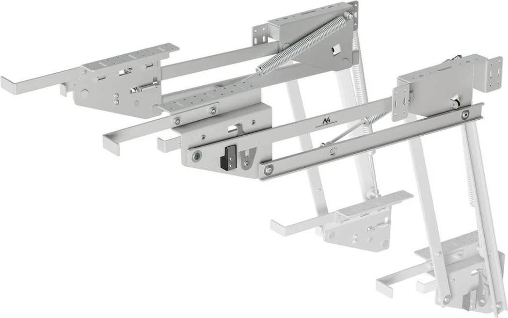 Mekanizëm ngritës për dollap kuzhine Maclean MC-497, metal, kapacitet 5-20 kg, argjendtë