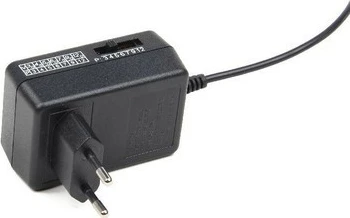 Furnizues universal rryme Gembird EG-MC-008, 12W, tension i rregullueshëm 3-12V, me konektorë të ndërrueshëm, i zi