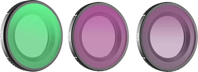 Set filtra lente Sunnylife ON-FI077 CPL + ND8 + ND16 për DJI Osmo Nano, set 3-copësh