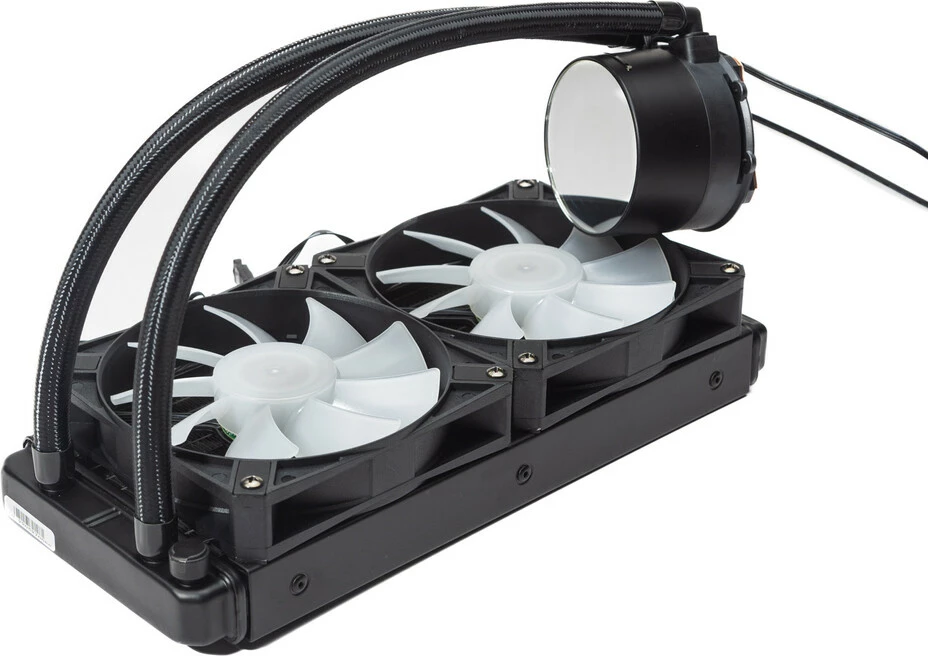 Ventilator Ftohës Me Ujë Për Kompjuter SAMA KW240D (Zezë)