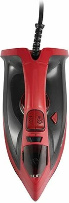 Hekur me avull Mesko MS5031, pllakë qeramike, rezervuar 400 ml, 3000W, kuqe/zezë