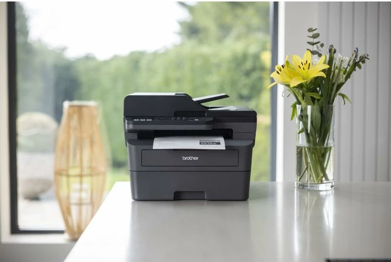 Printer multifunksional, Brother, MFC-L2800DW (MFCL2800DWRE1), laser mono, Wi‑Fi, Duplex, ADF, USB 2.0, bardh e zi