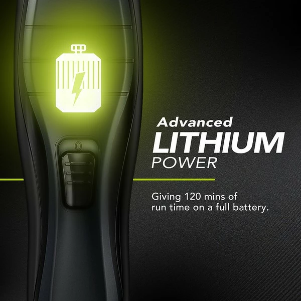 Makinë qethëse pa kabllo, Wahl, Close Cut 3029293, 120 min, teh 45 mm, 3 krehra 1.5–4.5 mm, e zezë