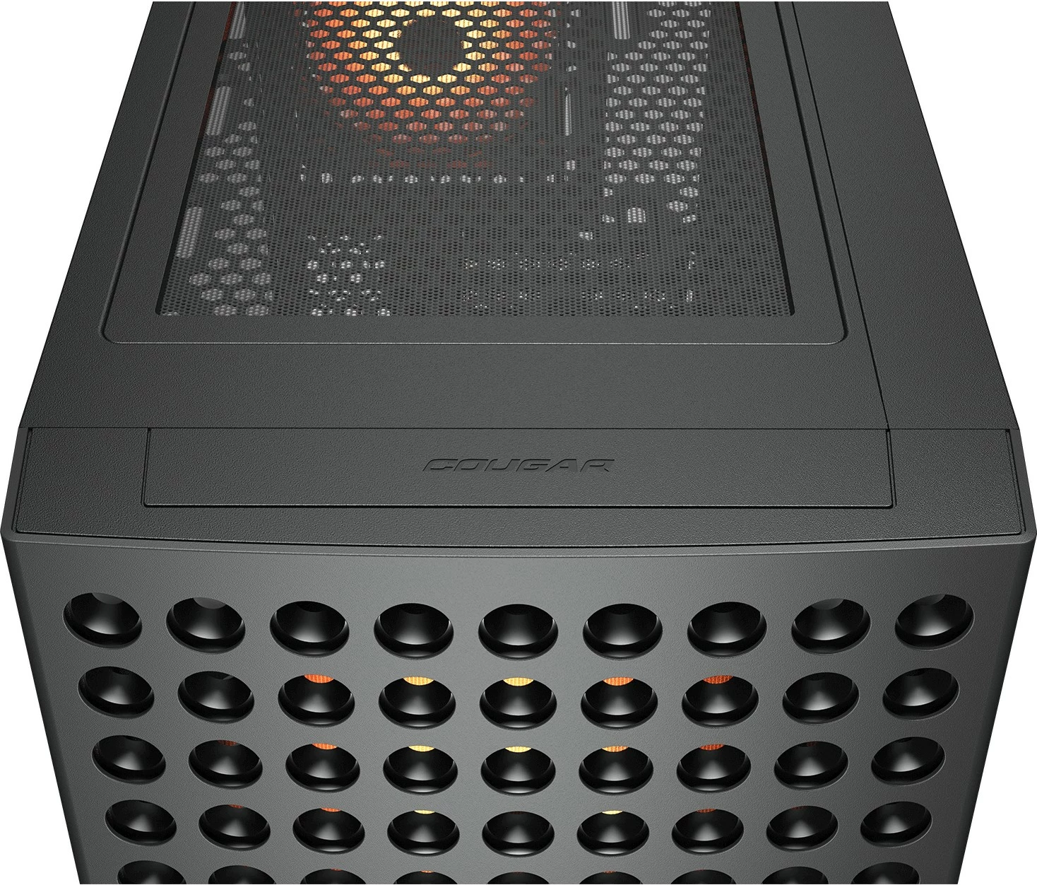 Kasë Cougar Airface ECO midi, ARGB, e zezë