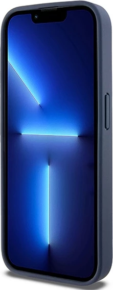 Mbështjellës DKNY Mono Stripe & Metal Logo për iPhone 15 Pro, Kaltër