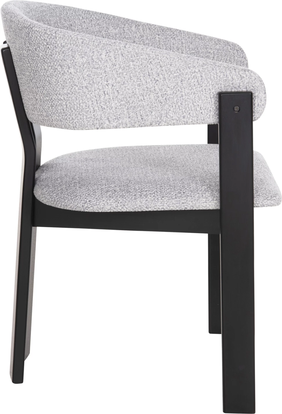 Karrige për ngrënie ZARRA FH9970.02 dru gome ngjyrë zezë-gri e lehtë 55,5x59x81,5Hcm., set prej 2 copë